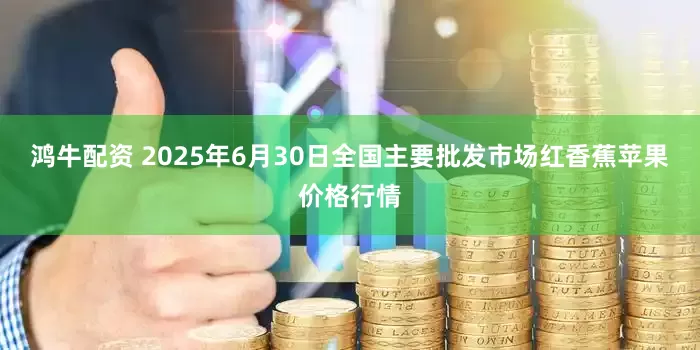 鸿牛配资 2025年6月30日全国主要批发市场红香蕉苹果价格行情