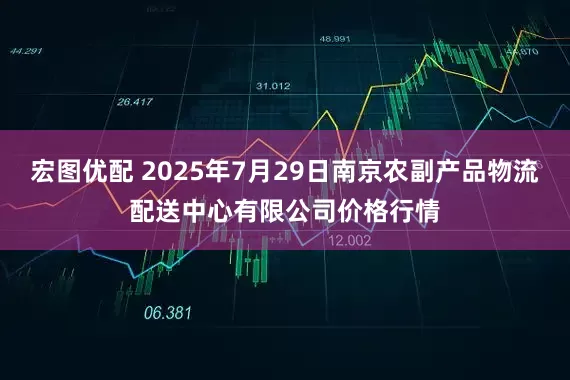 宏图优配 2025年7月29日南京农副产品物流配送中心有限公司价格行情